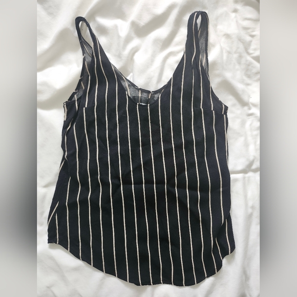 Reformation striped black and cream tank - Picture 1 of 5